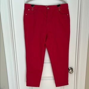 Vibrant Red Pants